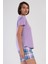 Pamuklu Kadın Kısa Kol Şortlu Pijama Takım , 409150 3