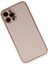 iPhone 12 Pro Kılıf Coco Deri Silikon Kapak - Pudra - YKD5666-1492 3