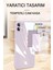 iPhone 14 Pro Max Kılıf Glass Kapak - Lila - YKD3883-7304 4