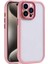 iPhone 15 Pro Max Kılıf Kamera Korumalı Renkli Kenar ve Çerçeve Tasarımlı Kromi Kapak 1