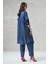 Paçası Düğmeli Tencel Pantolon Lacivert 35102 2