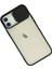 iPhone 12 Kılıf Palm Buzlu Kamera Sürgülü Silikon - Siyah - YKD7729-4671 3