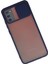 Samsung Galaxy A02S Kılıf Palm Buzlu Kamera Sürgülü Silikon - Lacivert - YKD3553-8590 2