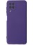Samsung Galaxy A22 Kılıf Nano Içi Kadife Silikon - Mor - YKD8819-6174 1