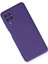 Samsung Galaxy A22 Kılıf Nano Içi Kadife Silikon - Mor - YKD8819-6174 2