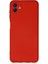 Samsung Galaxy A04 Kılıf Nano Içi Kadife Silikon - Kırmızı - YKD2196-5795 1