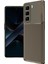 Infinix Hot 50 4g Kılıf Auto Focus Karbon Kapak - Kahverengi - YKD1885-5024 1