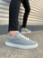 JY122 Mode Bağcıklı Süet Erkek Günlük Sneaker Ayakkabı Sbt - Mavi 1