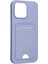 iPhone 14 Pro Kılıf Kelvin Kartvizitli Silikon - Lila - YKD6313-4609 3