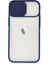 iPhone 11 Kılıf Palm Buzlu Kamera Sürgülü Silikon - Lacivert - YKD3536-8233 2