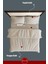 Saten Çizgili Çift Kişilik Lüks Nevresim Takımı Set 200X200 cm 2