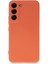 Samsung Galaxy S23 Plus Kılıf Nano Içi Kadife Silikon - Turuncu - YKD6442-2530 1