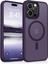 iPhone 16 Pro Max Uyumlu Kamera Korumalı Magsafe Wireless Şarj Özellikli Mat Silikon Kılıf 1