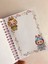 Labubu Sticker Etiket Çıkartma 16 Sayfa (300 Adet) Su Geçirmez+Opak 8 Sayfa Not Defteri 2