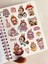 Labubu Sticker Etiket Çıkartma 16 Sayfa (300 Adet) Su Geçirmez+Opak 8 Sayfa Not Defteri 3
