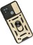 Newface Realme C11 2021 Kılıf Pars Lens Yüzüklü Silikon - Gold 2
