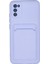Samsung Galaxy A02S Kılıf Kelvin Kartvizitli Silikon - Lila - YKD6721-4674 1