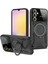 Samsung Galaxy A36 Kılıf Joy Lens Standlı Kapak - Siyah - YKD3330-7148 1