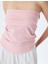 Yeni Sezon Kolsuz Straplez Yaka Slim Fit Drapeli Ribanalı Üst 5