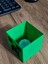 Yeşil Minecraft Creeper Kafası Aydınlatma Masa Lambası - LED Mum Hediyeli 3