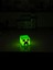 Yeşil Minecraft Creeper Kafası Aydınlatma Masa Lambası - LED Mum Hediyeli 4