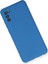 Samsung Galaxy A02S Kılıf Nano Içi Kadife Silikon - Mavi - YKD7325-3074 2