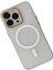 iPhone 13 Pro Kılıf Lodos Magneticsafe Mat Kapak - Şeffaf - YKD5077-2993 3