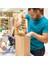 Burgu Saplı Kraft Kağıt Hediye Çantası 10 Adet 25X12X31 2