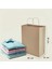 Burgu Saplı Kraft Kağıt Hediye Çantası 10 Adet 25X12X31 5