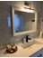 Siyah Kasa Banyo Duvar Aynası ve Ledli Aydınlatma, Şık ve Modern Tasarım 1