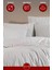Saten Çizgili Çift Kişilik Lüks Nevresim Takımı Set 200X200 cm 3