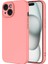 iPhone 15 Plus Kılıf Kılıf İçi Kadifeli Esnek Kadifon Lansman Premium Silikon Case Cover 1