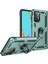 Samsung Galaxy A33 5g Kılıf Sofya Yüzüklü Silikon Kapak - Yeşil - YKD4834-8676 2