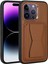 iPhone 14 Pro Kılıf Kartlıklı Standlı ​pu Deri Dermo Kapak 1