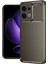 Oppo Reno 13 Pro Kılıf Auto Focus Karbon Kapak - Kahverengi - YKD5841-1991 1