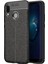 Huawei P20 Lite Uyumlu Kamera Korumalı Deri Görünümlü Silikon Kılıf 1