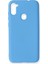 Samsung Galaxy A11 Kılıf Nano Içi Kadife Silikon - Mavi - YKD4598-5090 1