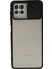 Samsung Galaxy A22 Kılıf Palm Buzlu Kamera Sürgülü Silikon - Siyah - YKD4305-6077 1