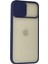 iPhone 12 Pro Max Kılıf Palm Buzlu Kamera Sürgülü Silikon - Lacivert - YKD1761-8320 3
