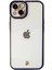 Newface iPhone 14 Plus Kılıf Liva Lens Silikon - Mavi 2