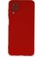 Samsung Galaxy A12 Kılıf Nano Içi Kadife Silikon - Kırmızı - YKD7770-8996 1