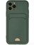 Iphone 11 Pro Kılıf Kelvin Kartvizitli Silikon - Koyu Yeşil Glstd 1
