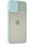 iPhone 12 Pro Max Kılıf Palm Buzlu Kamera Sürgülü Silikon - Turkuaz - YKD1718-2051 3