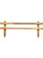 Kahverengi Ahşap Bahçe Çiti, 100CM x 40CM, Dayanıklı ve Şık Tasarım 2