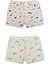 %95 Pamuklu Erkek Çocuk Boxer Külot Iç Çamaşır 5li Set 8
