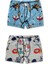 %95 Pamuklu Erkek Çocuk Boxer Külot Iç Çamaşır 5li Set 10