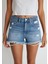 Rosie 90lar Koyu Mavi Jean Şort 1447433874 8