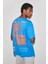Nobody Oversize Mavi T-Shirt 1