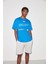 Nobody Oversize Mavi T-Shirt 2