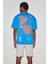 Nobody Oversize Mavi T-Shirt 4